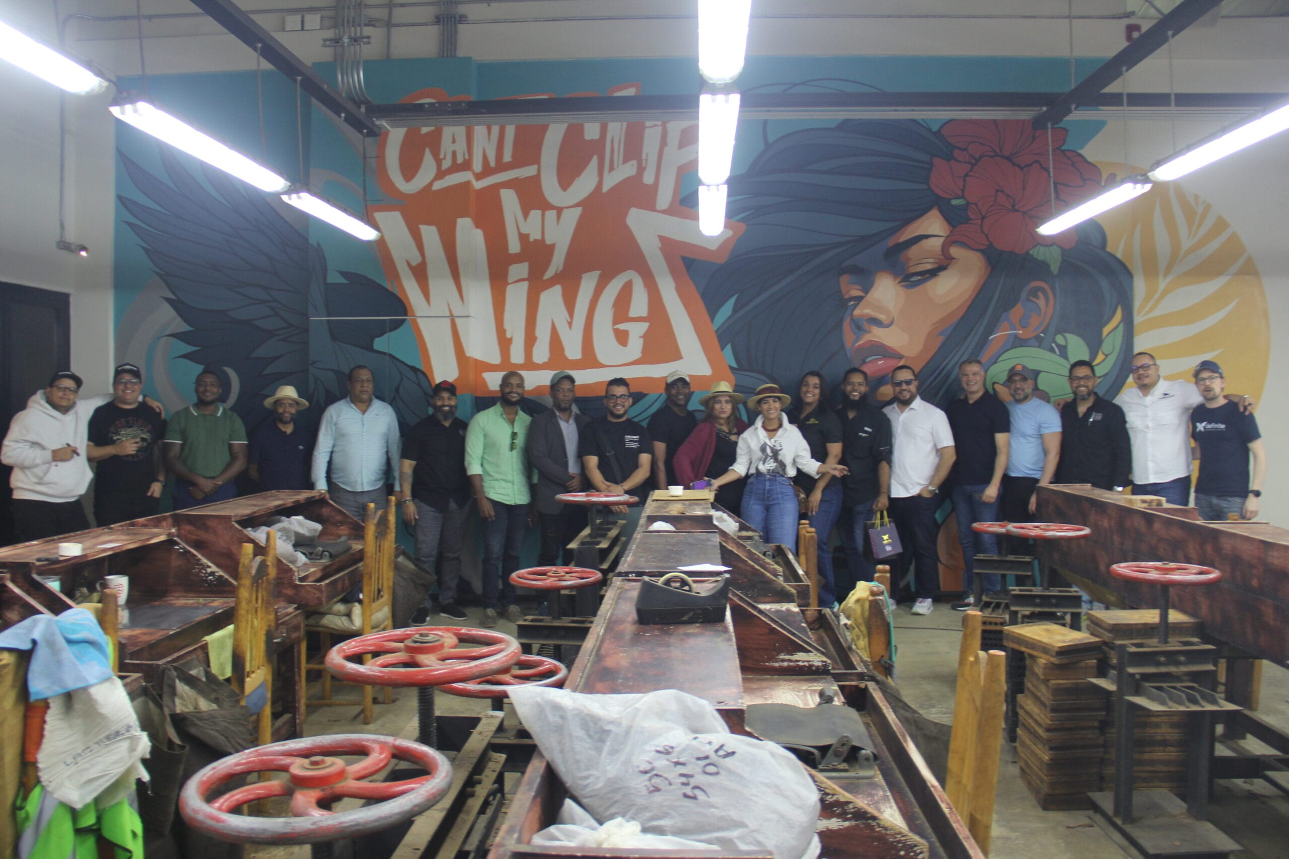 Exterior view of Blackbird Dominicana Cigar Factory in Tamboril, Dominican Republic