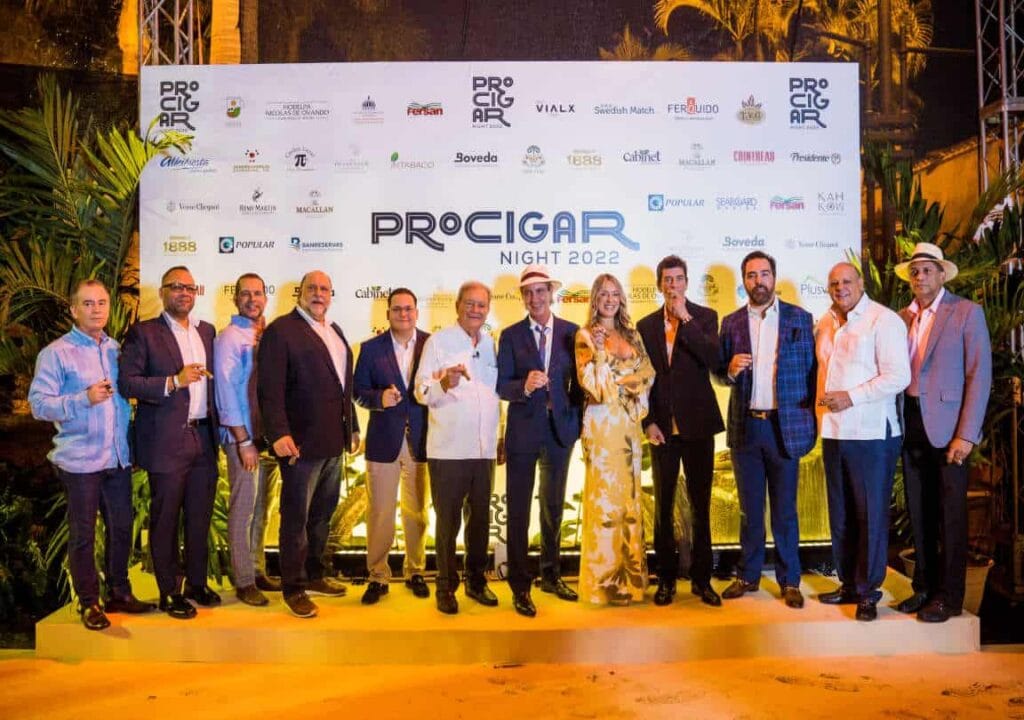 Founders and leading members of the Procigar representing major Dominican cigar manufacturers.