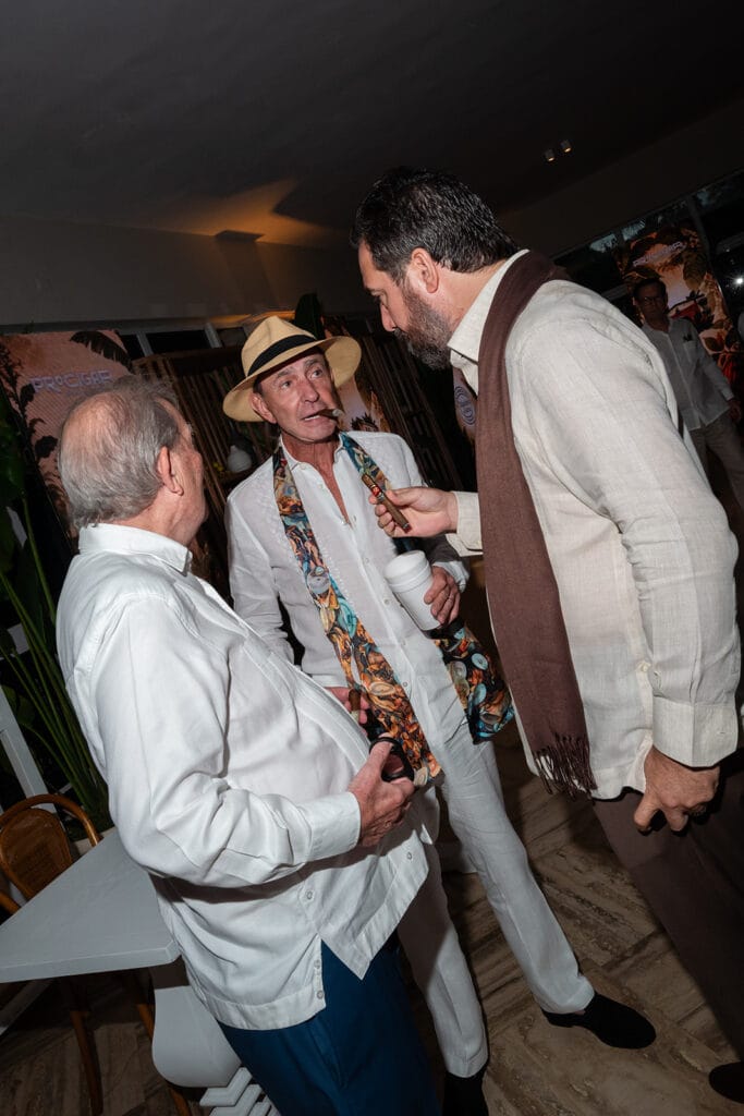 Litto Gomez, Ciro Cascella and Henke Kelner during PROCIGAR Night Punta Cana 2026