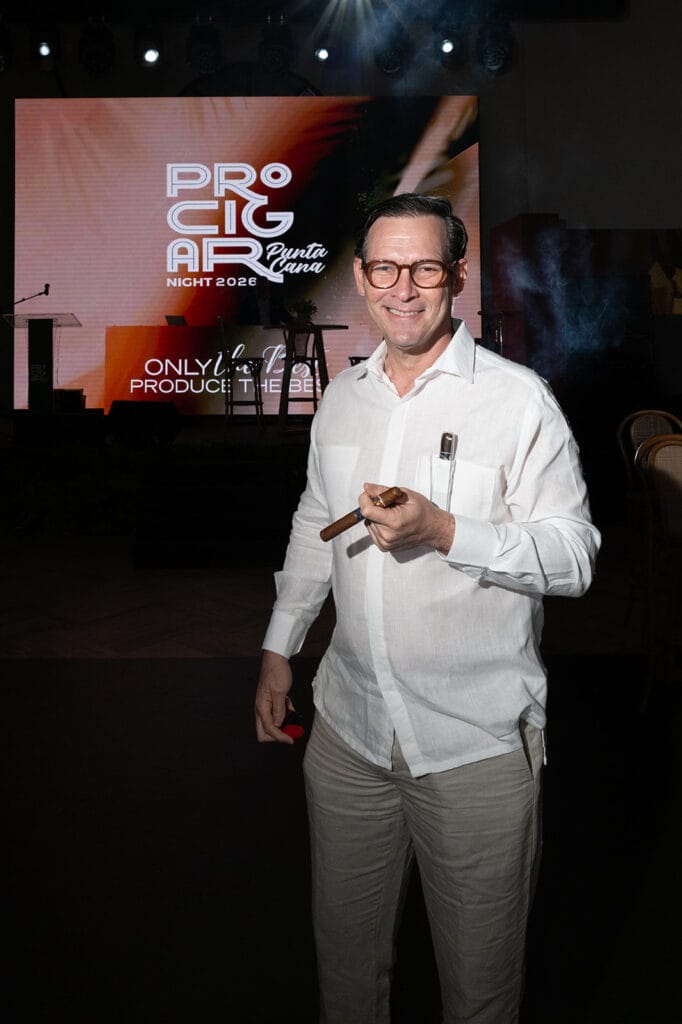 Agustín Fernández, executive director of PROCIGAR, during PROCIGAR Night Punta Cana 2026