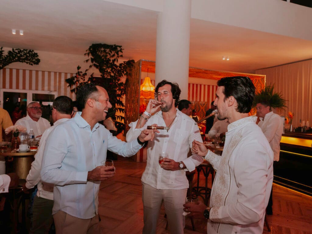 William Ramos TV during Procigar Night Punta Cana 2025 in Punta Cana sharing with attendees at the Caribbean cigar lifestyle event