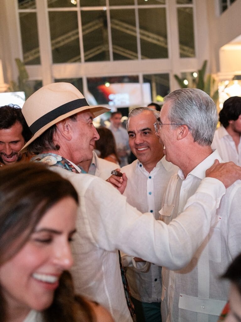 Litto Gomez of La Flor Dominicana with INTABACO director Iván Hernández during PROCIGAR Night Punta Cana 2026