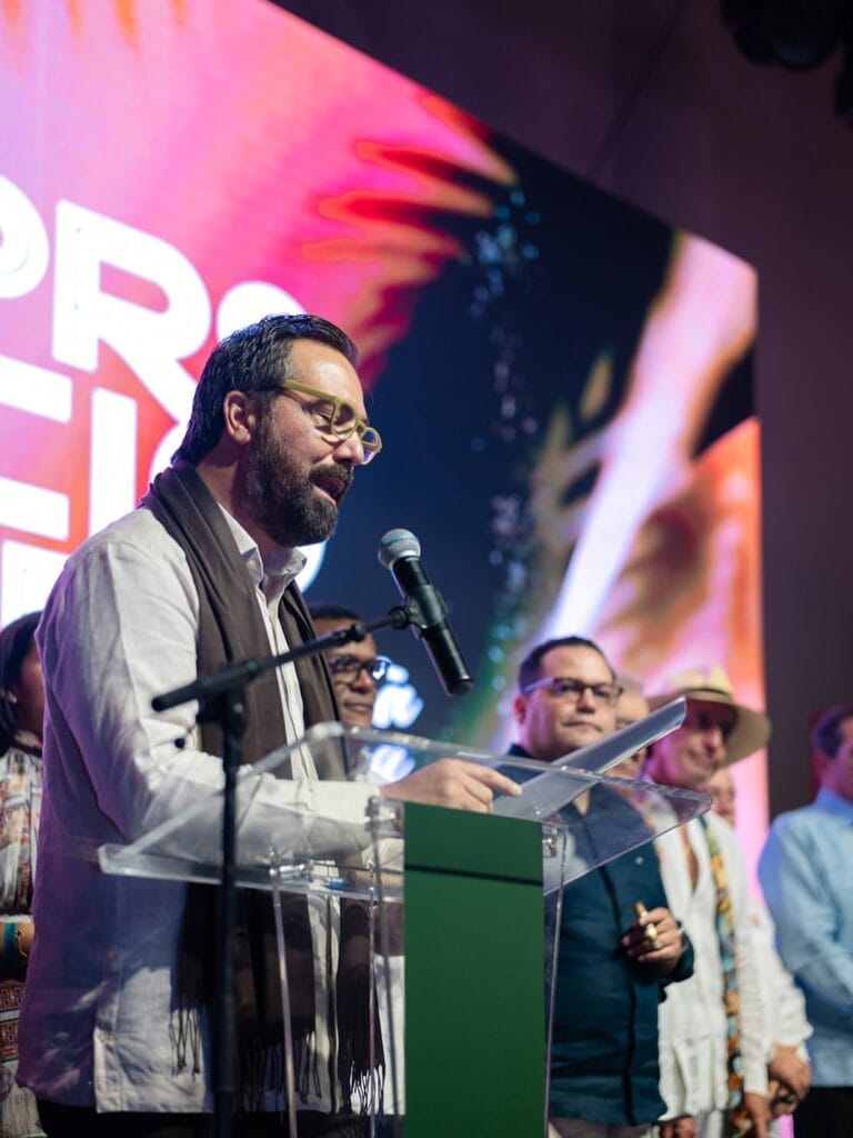 Ciro Cascella delivering the opening speech during PROCIGAR Night Punta Cana 2026