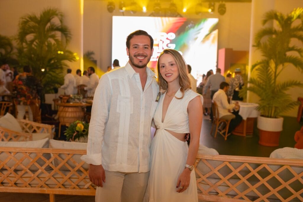 Carlos Fuente and Ana Vásquez during Procigar Night Punta Cana 2026