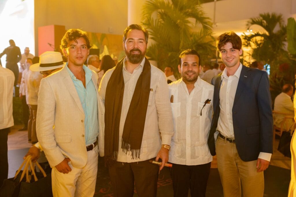 Christian Schandlbauer, Ciro Cascella, Eduardo Saint-Hilaire and Ian Schandlbauer during Procigar Night Punta Cana 2026