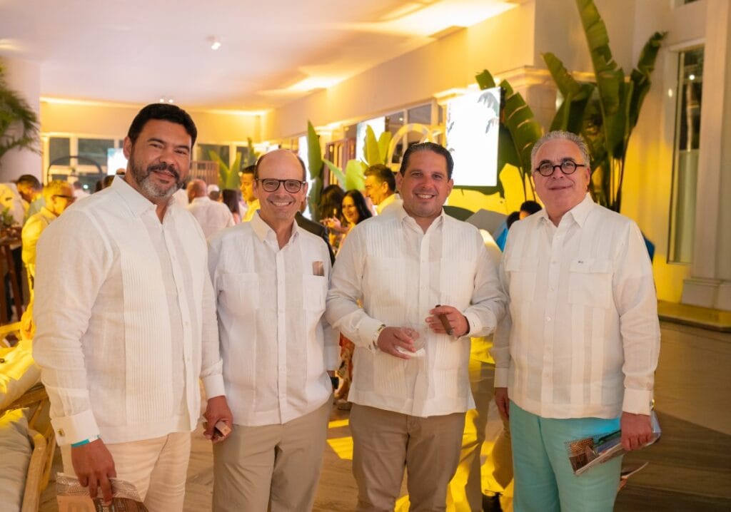 Rafael Barón Duluc, Antonio Ramos, Jorge Dargam and Roberto Cavada during Procigar Night Punta Cana 2026