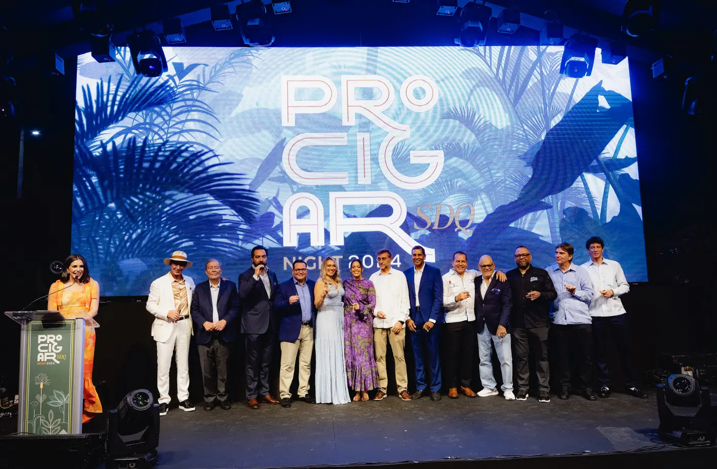 Procigar Night Santo Domingo 2026 at the Fray Antonio de Montesinos Monument